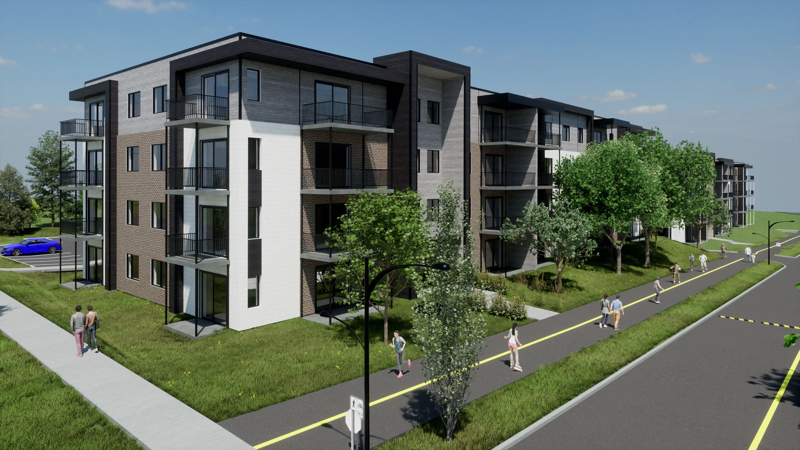 Novium sur le plateau vue de la cour intérieur