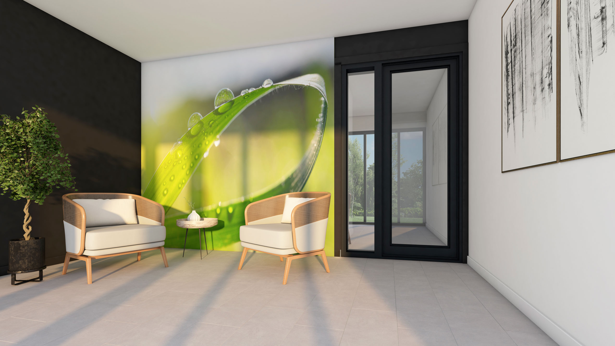 Novium sur le plateau les salles communes